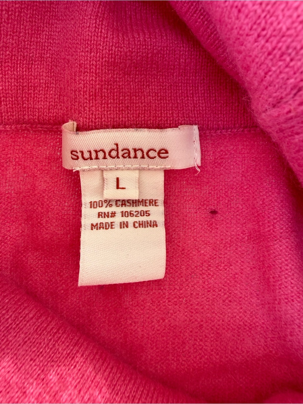 Sundance Sweet Sentiments 100% Cashmere Cowl Neck Sweater - Picture 11 of 14